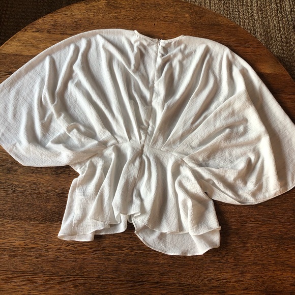 Glam cream blouse with beautiful gold accents - Picture 6 of 6